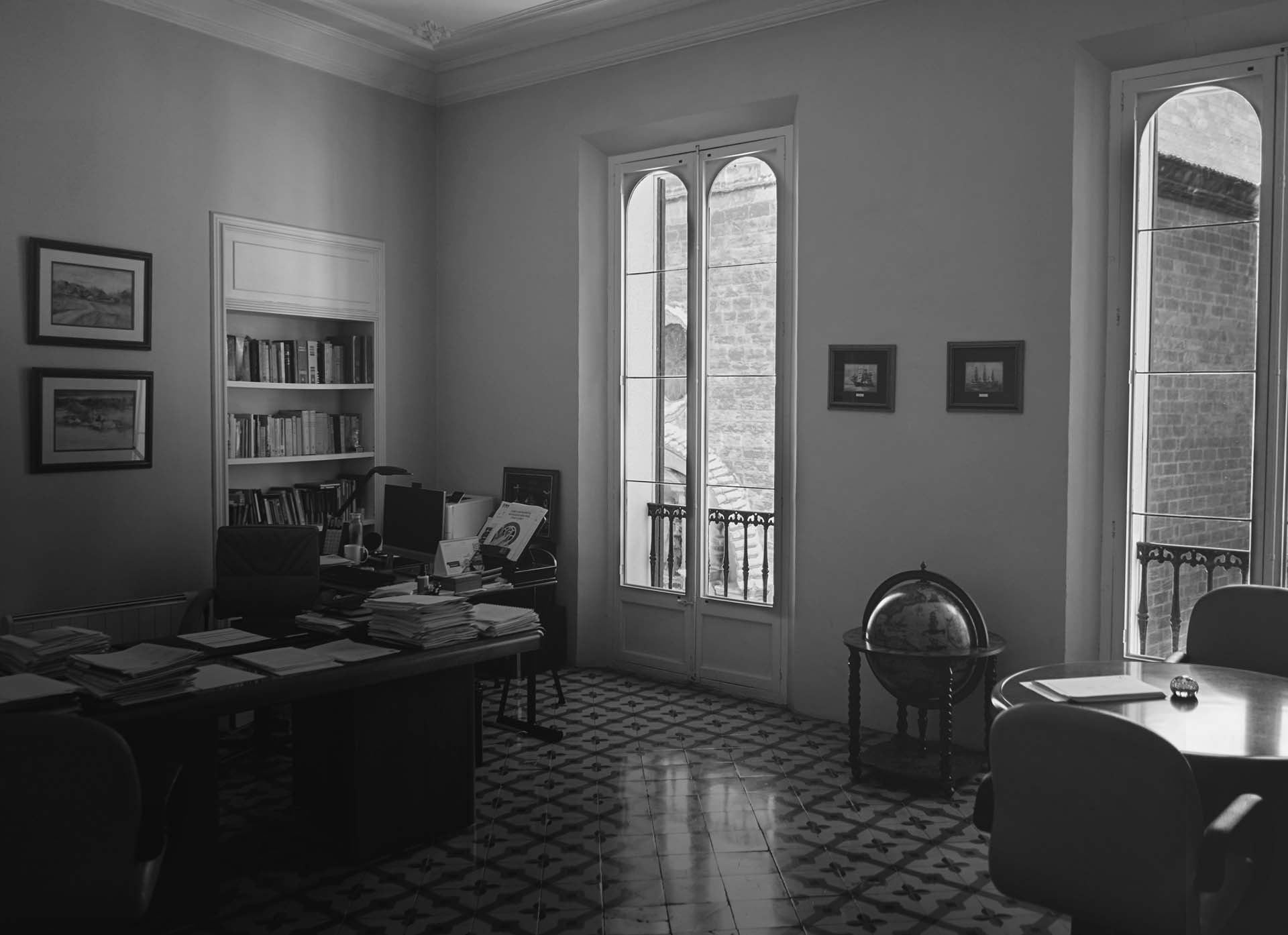 Interior del despacho